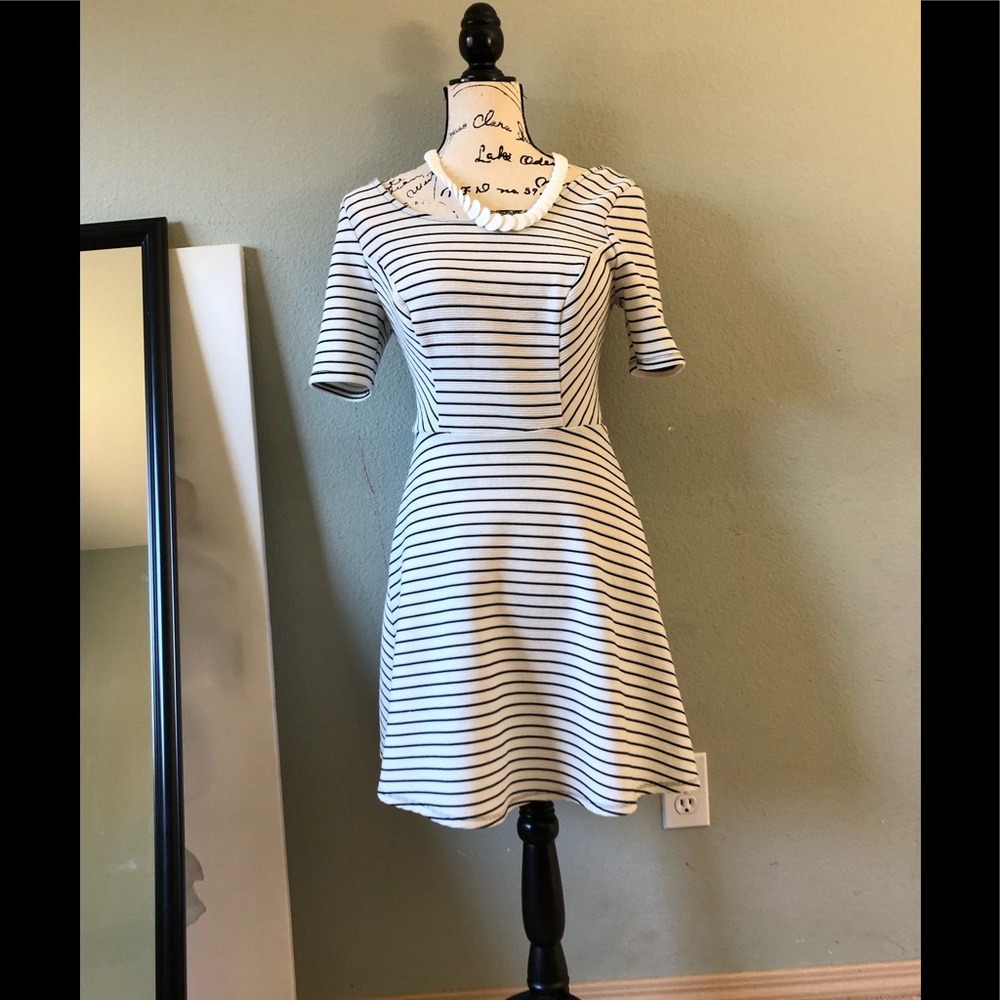 Spechless/ Beautiful Fit and Flare strapped Dress. - Picture 8 of 8